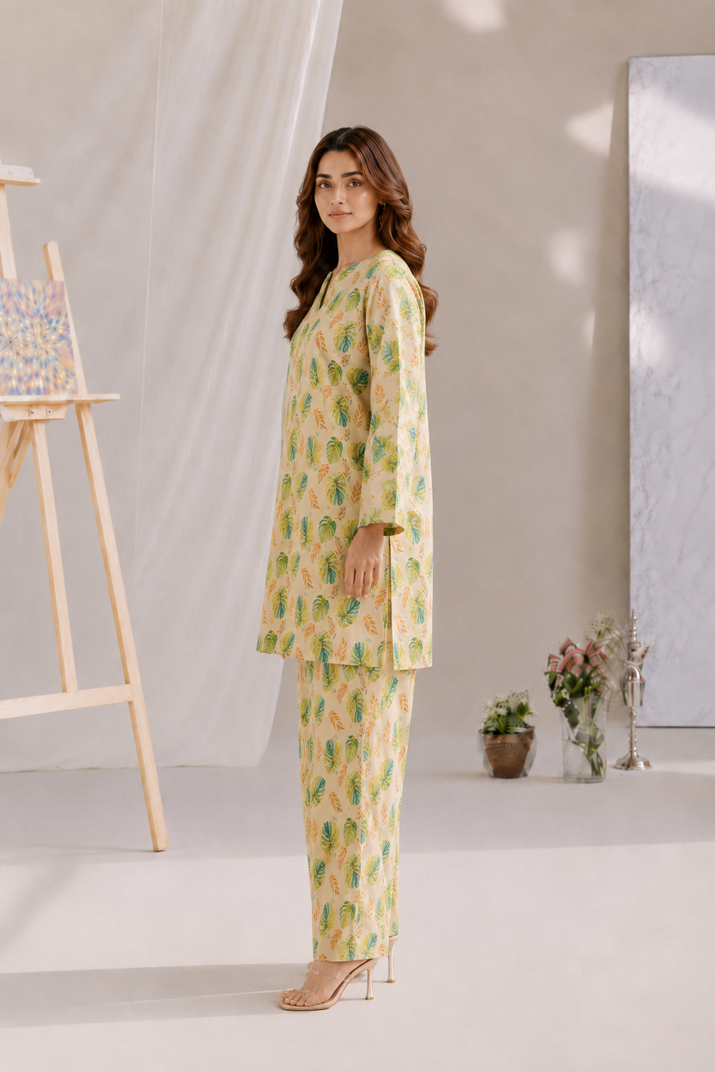Garden Breeze 2pc Printed