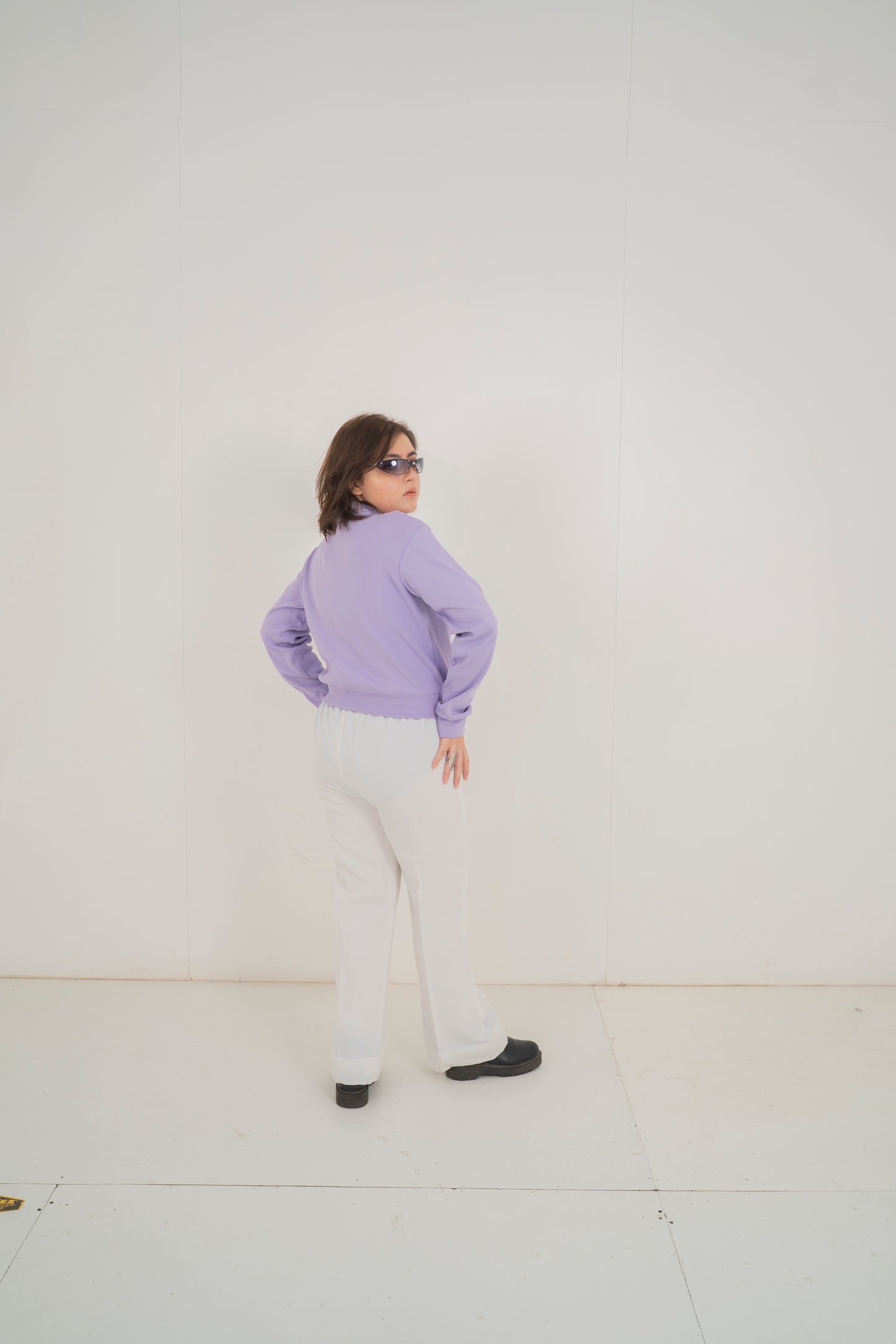Lilac Ribbed Cardigan