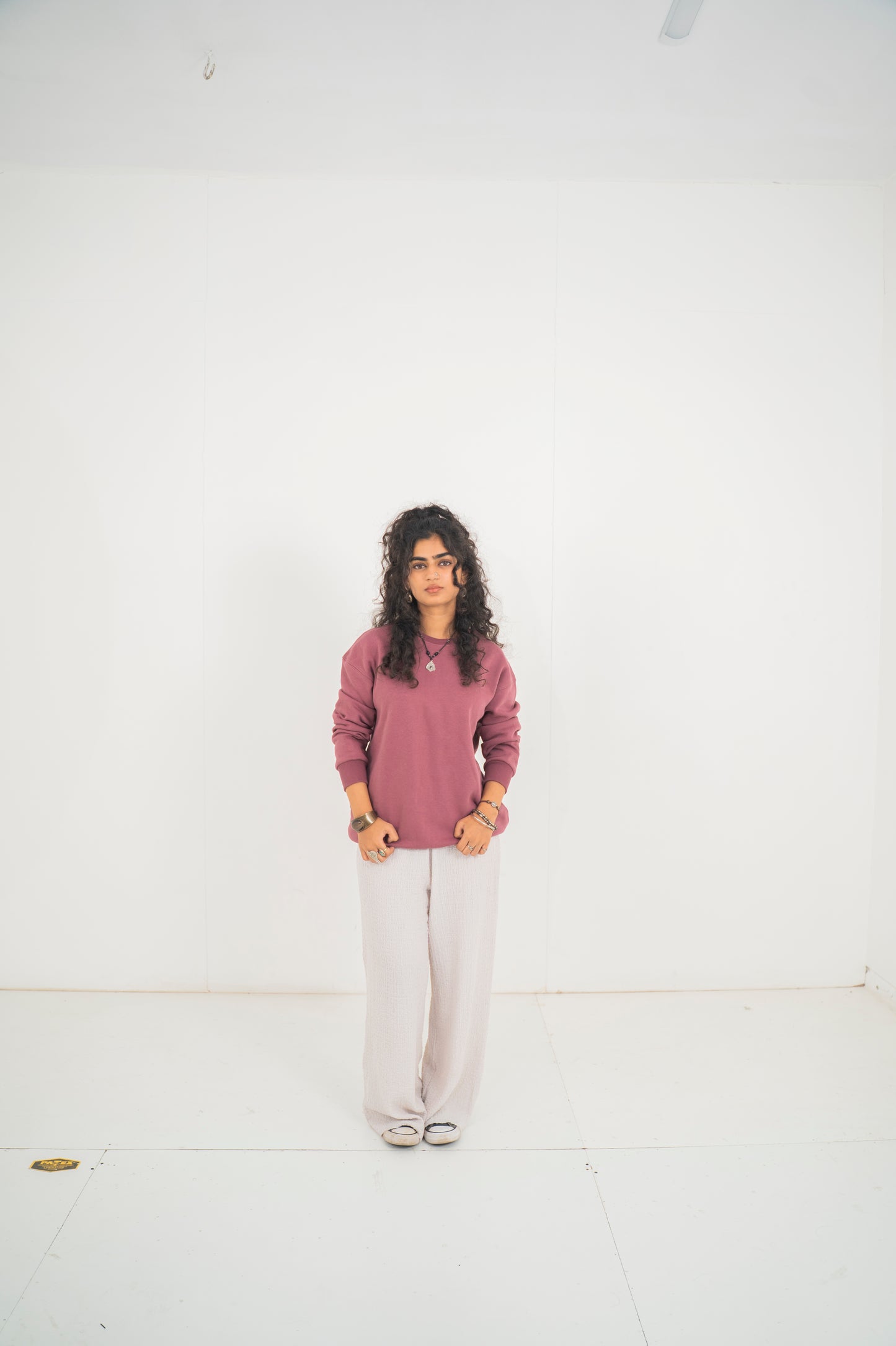 Mauve oversized sweatshirt