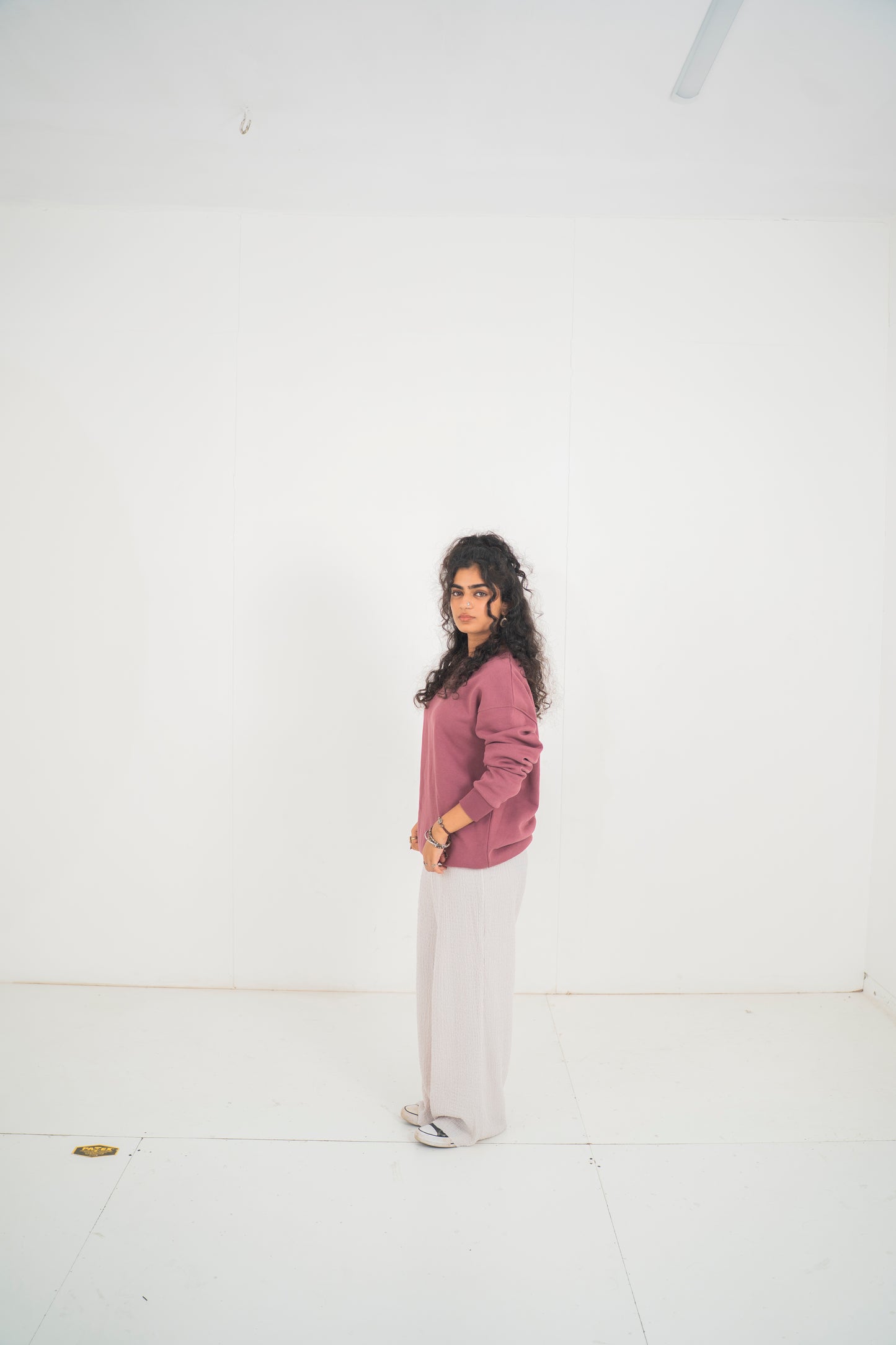 Mauve oversized sweatshirt