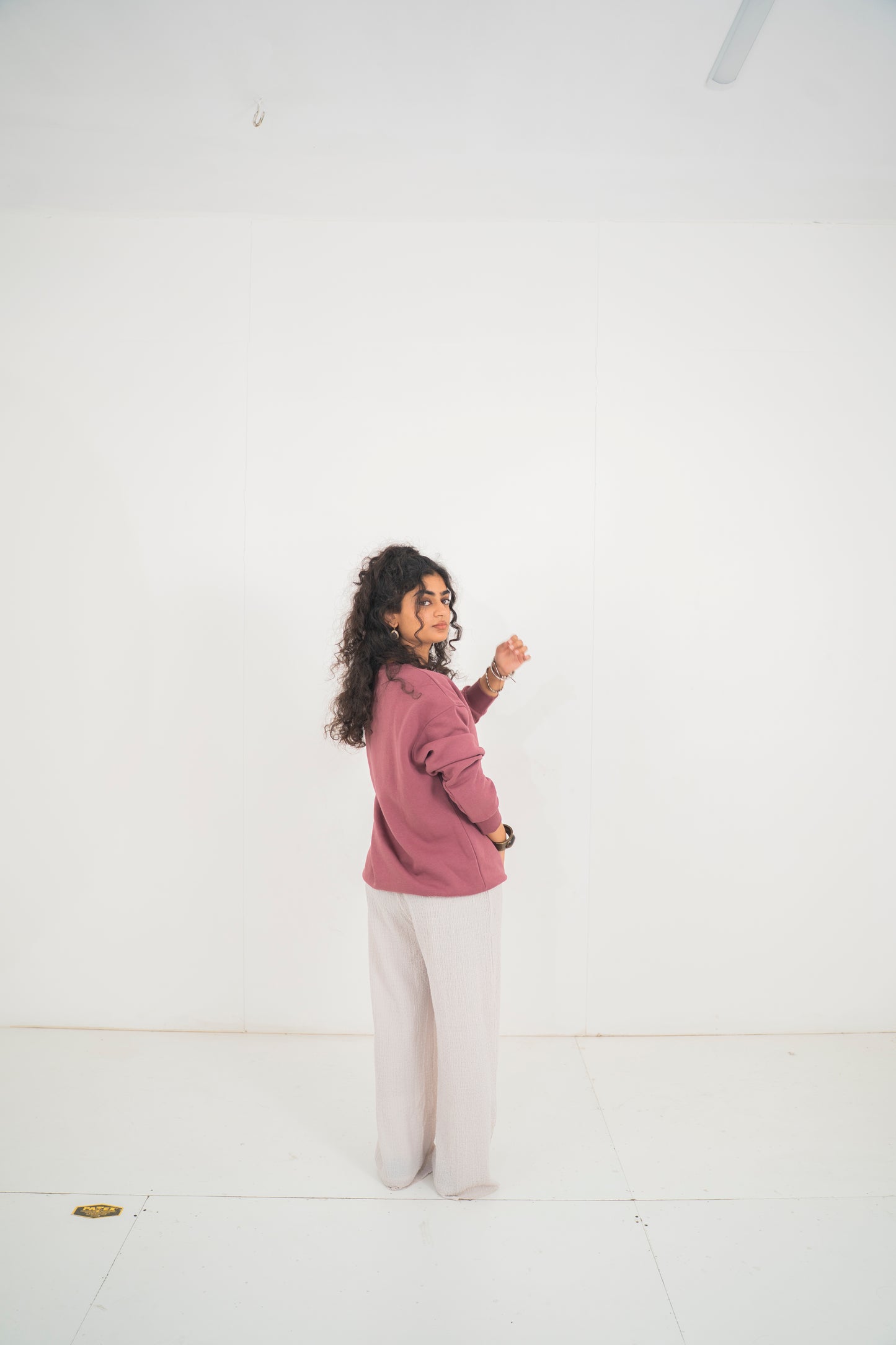 Mauve oversized sweatshirt