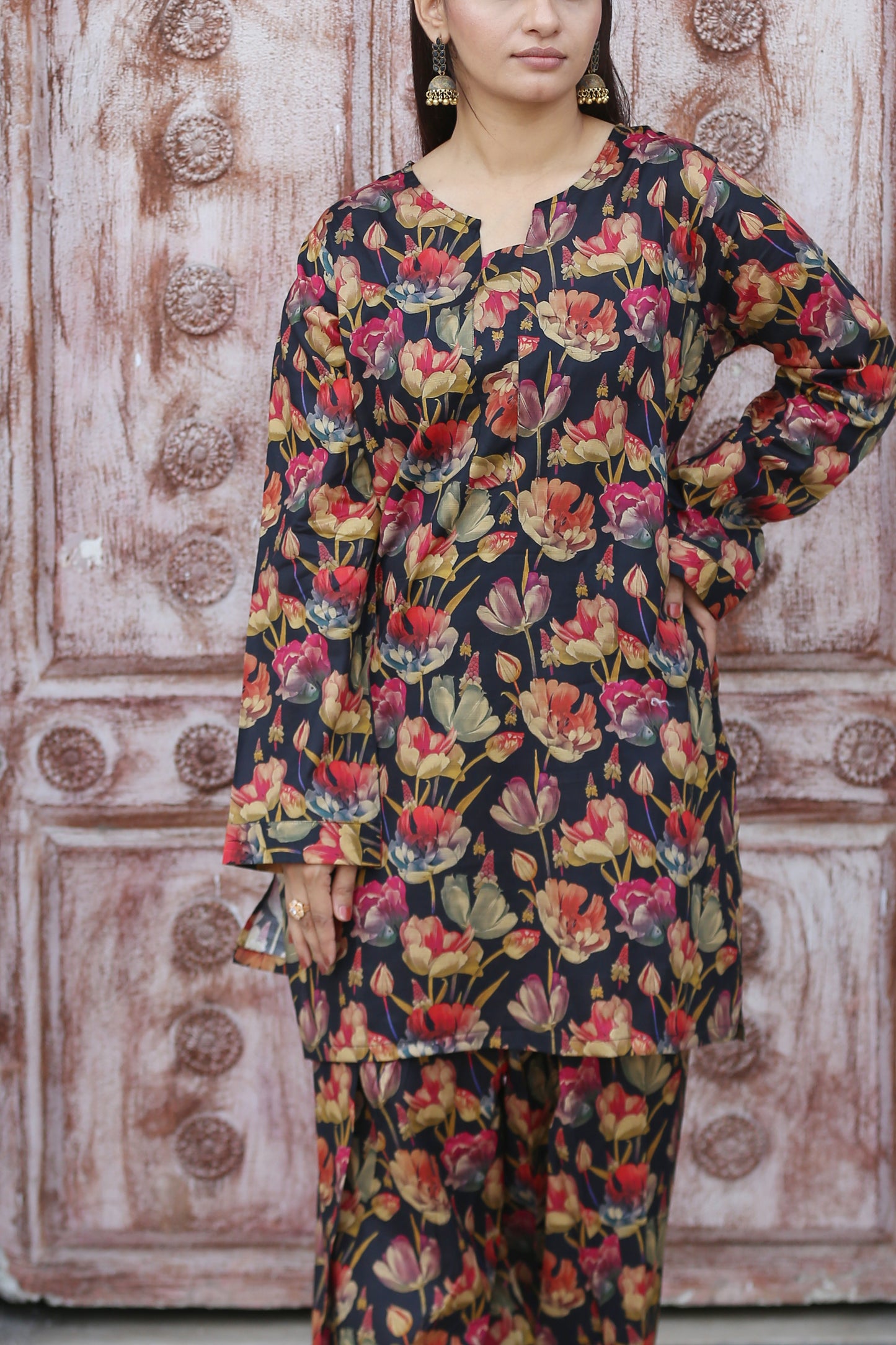 Bloom Noir 2pc farshi set