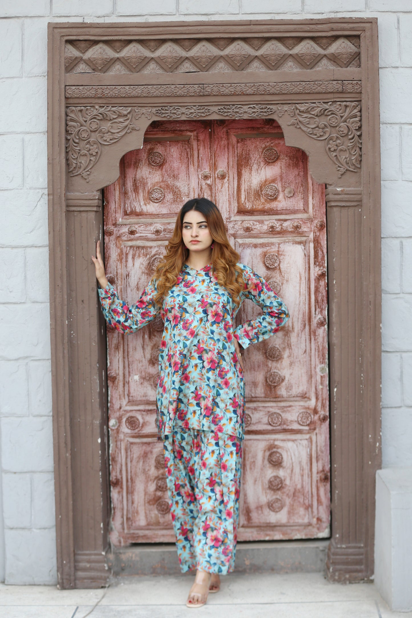 Sapphire Flora 2pc Printed