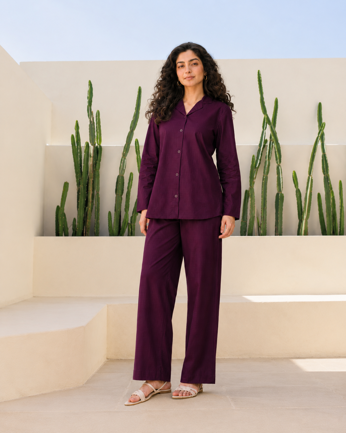 Deep Plum Coord Set