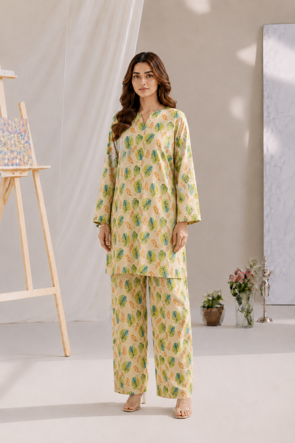 Garden Breeze 2pc Printed
