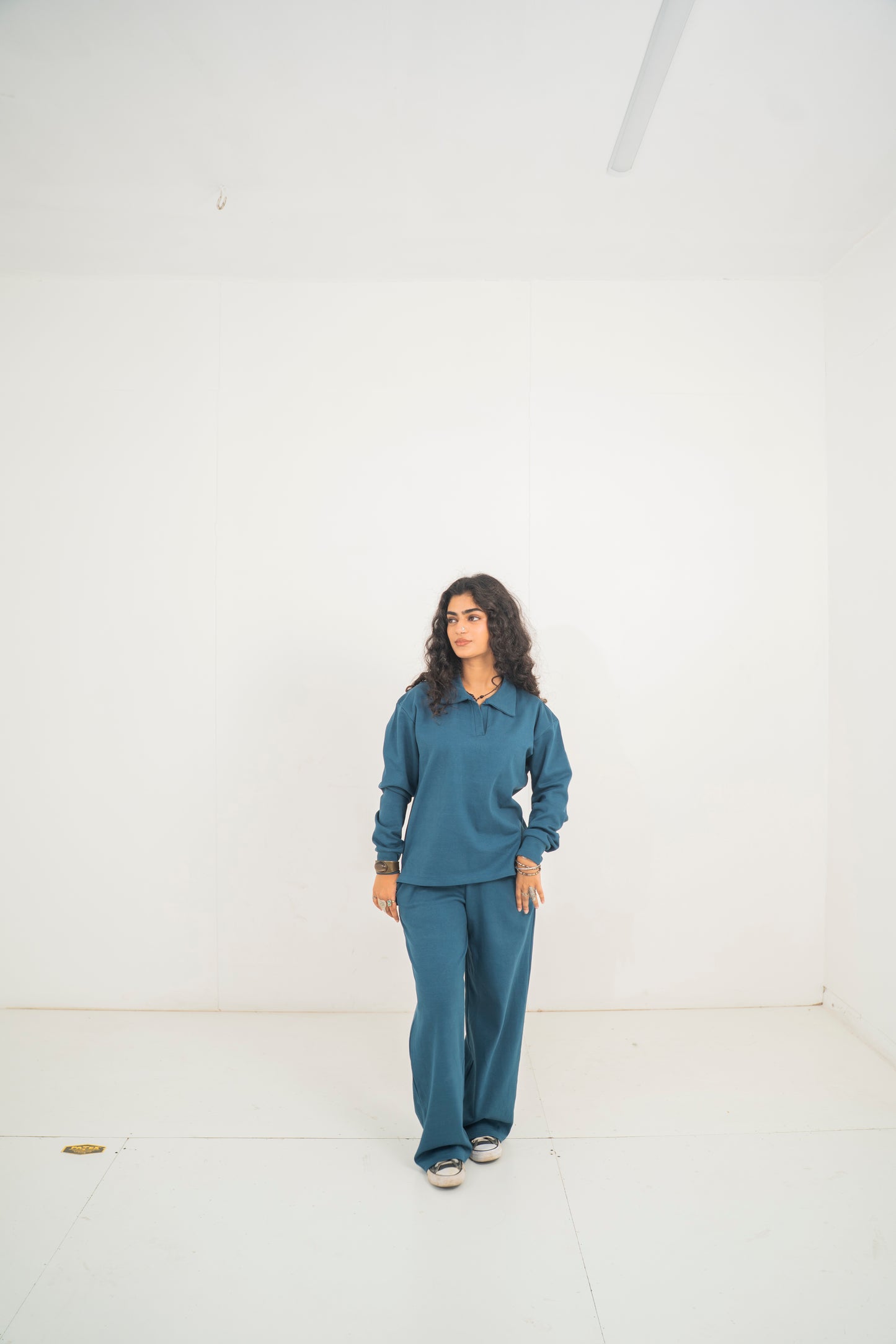 Teal textured coord