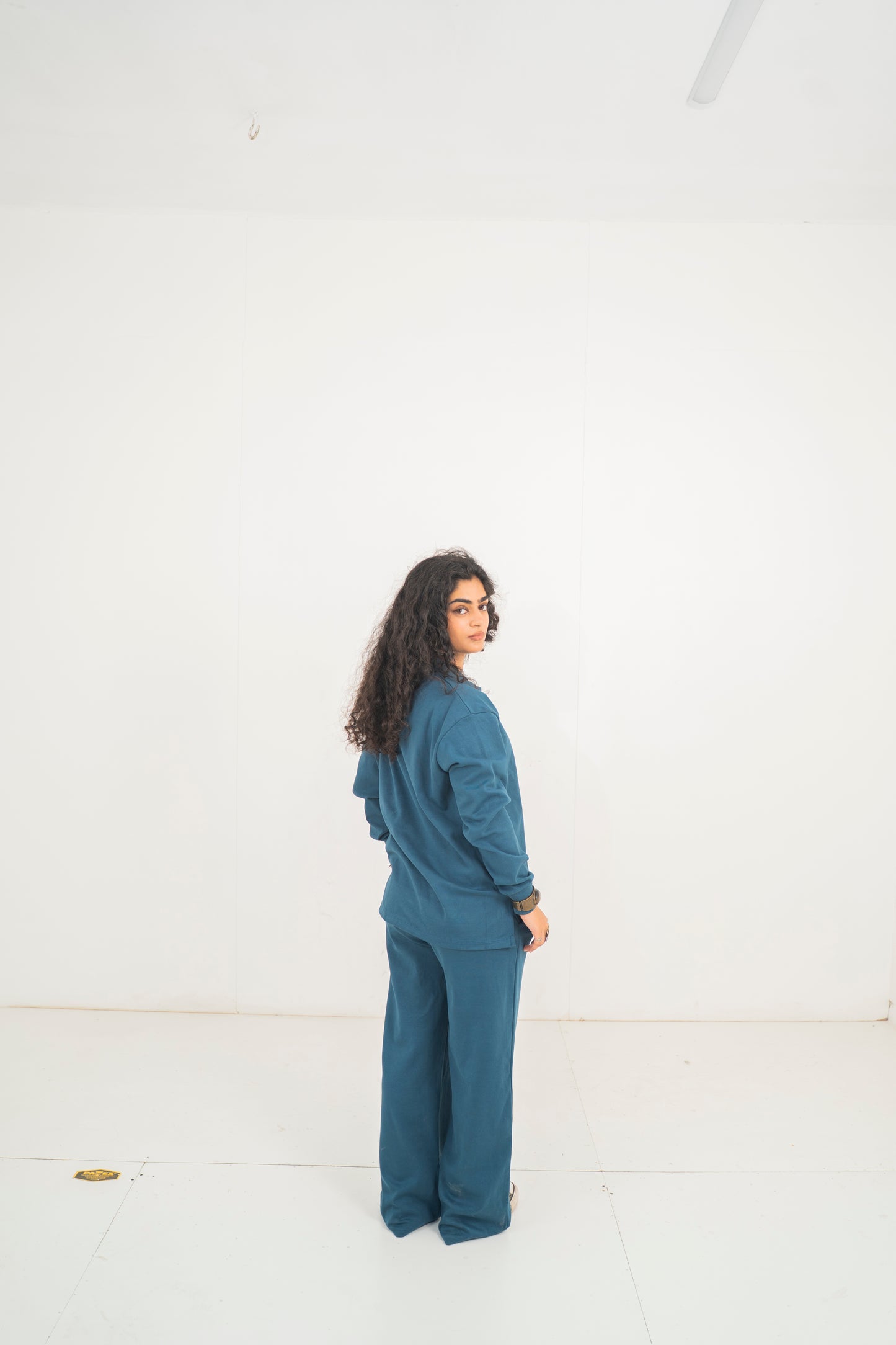 Teal textured coord