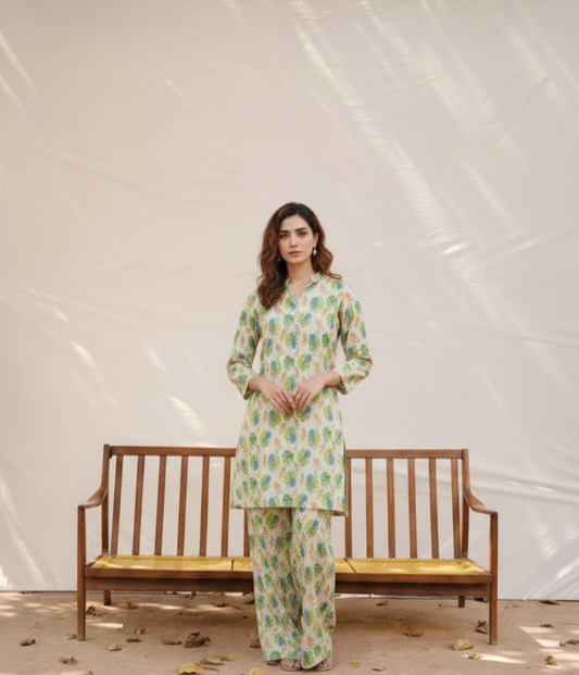 Garden Breeze 2pc Printed