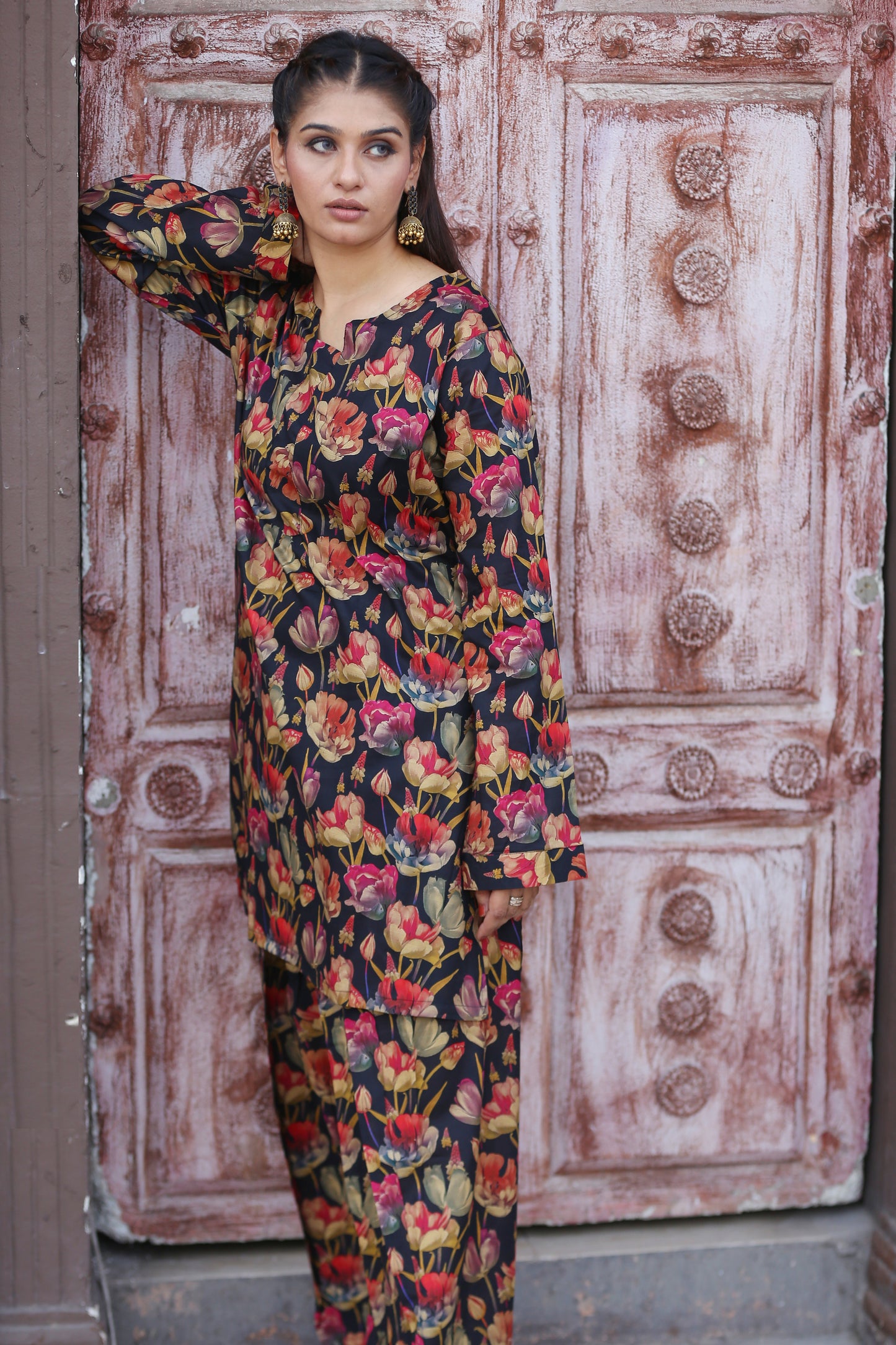 Bloom Noir 2pc farshi set